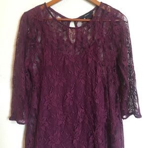 Forever 21 Dresses - Forever 21 Purple Lace Dress Forever 21 Dresses - Forever 21 Purple Lace Dress